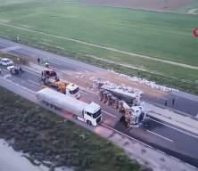 Aksaray&rsquo;da zincirleme kaza: Hac yolcusu hayatını kaybetti