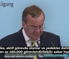  Almanya Avrupa'nın en g&uuml;&ccedil;l&uuml; ordusu olmak istiyor! Savunma Bakanı &ccedil;arpıcı vizyonu a&ccedil;ıkladı