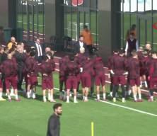 Aslan kupada Gen&ccedil;lerbirliği'ni ağırlıyor