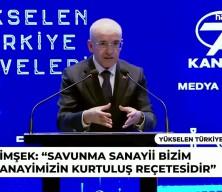 Bakan Şimşek: "Savunma sanayi, bizim sanayimizin kurtuluş re&ccedil;etesidir"