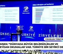 Bakan Şimşek'ten ter&ouml;rs&uuml;z T&uuml;rkiye vurgusu: "T&uuml;rkiye'nin kalkınma motoru olacak"