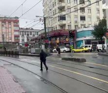 Kabataş-Bağcılar Tramvay Hattı'nda yaşanan teknik arıza nedeniyle seferler aksadı
