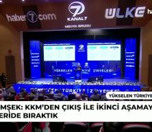 Şimşek: KKM'den &ccedil;ıkış ile ikinci aşamayı da geride bıraktık