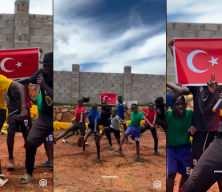 Ugandalı &ccedil;ocuklardan A Milli Takım'a &ouml;zel D&uuml;nya Kupası klibi sosyal medyayı salladı