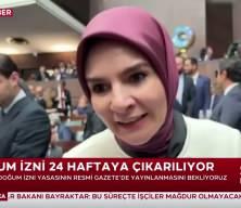 Aile ve sosyal hizmetler Bakanı Mahinur G&ouml;ktaş doğum izni hakkında konuştu