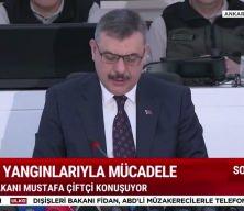 Bakan &Ccedil;ift&ccedil;i: Orman yangınlarına karşı koordinasyon g&uuml;&ccedil;lenecek