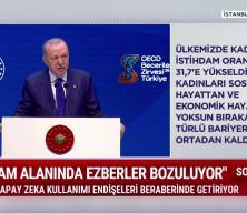 Cumhurbaşkanı Erdoğan OECD Beceriler Zirvesi'nde konuştu! Yeni iş alanlarına vurgu yaptı