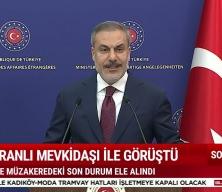 Dışişleri Bakanı Hakan Fidan, İranlı mevkidaşı ile g&ouml;r&uuml;şt&uuml;