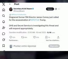 FBI eski direkt&ouml;r&uuml; ne demek istedi? '86 47' Paylaşımı olay oldu...