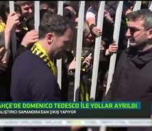 Fenerbah&ccedil;e'nin eski teknik direkt&ouml;r&uuml; Tedesco g&ouml;zyaşları i&ccedil;inde takımına veda etti