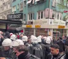 İstanbul'da izinsiz g&ouml;steride polis devrede