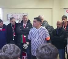 Osmanelispor kaptanı Mete Aktemur şampiyonluk ma&ccedil;ı &ouml;ncesi  konuşması b&uuml;y&uuml;k ses getirdi