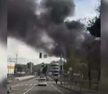 Rusya'nın Tuapse kentindeki petrol rafinerisinde yangın