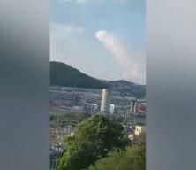 Rusya'nın Tuapse kentindeki petrol rafinerisinde yangın