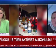 Sumud Filosu: 18 T&uuml;rk aktivist alıkonuldu
