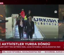 Sumud Filosu aktivistleri İstanbul Havalimanı'na indi