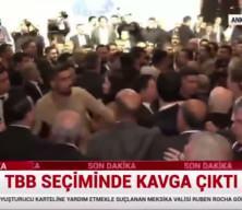 TBB se&ccedil;iminde kavga!