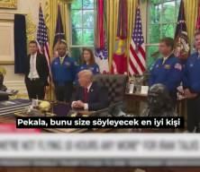 Trump yine g&uuml;ndem oldu: NASA Başkanı&rsquo;nın kulaklarıyla dalga ge&ccedil;ti!