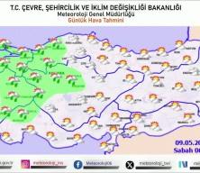 Meteoroloji bir&ccedil;ok il i&ccedil;in sağanak alarmı verdi