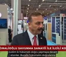 Ağıralioğlu'ndan savunma sanayisi yatırımlarına destek mesajı