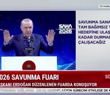 Cumhurbaşkanı Erdoğan  SAHA 2026'da ger&ccedil;ekleşen anlaşmalar hakkında konuştu