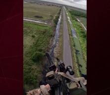 Helikopter destekli airsoft oyunundan ger&ccedil;eğini aratmayan sahneler ortaya &ccedil;ıktı