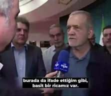 İran Cumhurbaşkanı Pezaşkiyan yapılan tahriklere cevap verdi