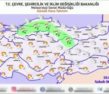  Meteoroloji pazar g&uuml;n&uuml; i&ccedil;in saat uyarısında bulundu