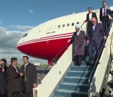 Cumhurbaşkanı Erdoğan, Kazakistan'a geldi
