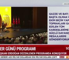 Cumhurbaşkanı Erdoğan'dan 'D&uuml;nya &Ccedil;ift&ccedil;iler G&uuml;n&uuml; Programı'nda a&ccedil;ıklamalar
