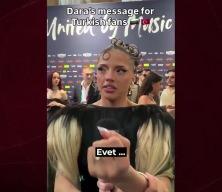 Eurovision şampiyonu Dara, T&uuml;rk gelini &ccedil;ıktı! 