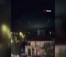 Sakarya&rsquo;da g&ouml;ky&uuml;z&uuml;nde beliren ışıklar şaşkınlık yarattı