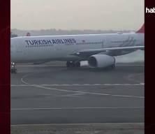 THY u&ccedil;ağı teknik arıza nedeniyle tahliye edildi
