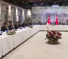 Cumhurbaşkanı Erdoğan, S&uuml;per Lig şampiyonu Galatasaray&rsquo;ı kabul etti