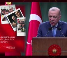 Cumhurbaşkanı Erdoğan'dan 19 Mayıs Atat&uuml;rk'&uuml; Anma, Gen&ccedil;lik ve Spor Bayramı mesajı