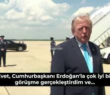 Donald Trump'tan Cumhurbaşkanı Erdoğan'a &ouml;vg&uuml; dolu s&ouml;zler