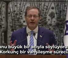 İsrail Cumhurbaşkanı itiraf etti: İsrail toplumu vahşileşti