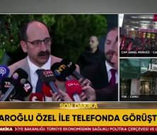 Kılı&ccedil;daroğlu ve &Ouml;zel telefonda g&ouml;r&uuml;şt&uuml;
