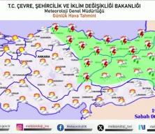 T&uuml;rkiye&rsquo;ye 7 g&uuml;n boyunca sağanak geliyor