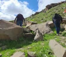 Bitlis&rsquo;te &ccedil;iriş otu mesaisi: Vatandaşlar dağlara akın etti