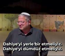 İsrail Ulusal G&uuml;venlik Bakanı Ben-Gvir: Dahiye'yi yerle bir etmeliyiz