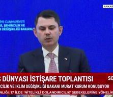 Bakan Murat Kurum'dan &ouml;nemli a&ccedil;ıklamalar