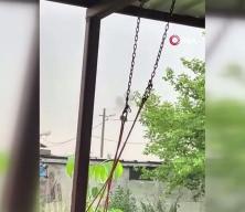 Bandırma'da elektrik hattında korku dolu anlar