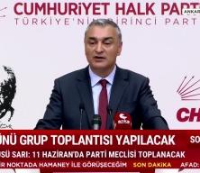 CHP S&ouml;zc&uuml;s&uuml; M&uuml;slim Sarı "Salı g&uuml;n&uuml; grup toplantısı olacak" dedi