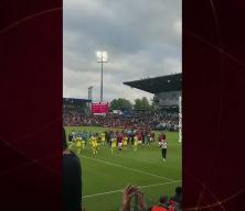 Christian Eriksen ma&ccedil; esnasında yere yığıldı