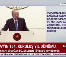 Cumhurbaşkanı Recep Tayyip Erdoğan Sayıştay'ın 164. kuruluş yıld&ouml;n&uuml;m&uuml;nde konuştu