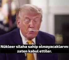  Donald Trump: İran n&uuml;kleer silah sahibi olmayacağını kabul etti!