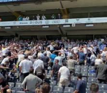 Fenerbah&ccedil;e'de se&ccedil;im olaylı başladı! Stadyumda gerginlik &ccedil;ıktı