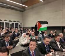 İsrail'in Filistin talebine ret! Toplantıya T&uuml;rk heyetin protestosu damga vurdu