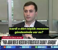 River Plate Başkanı Stefano Di Carlo: Icardi g&ouml;r&uuml;şt&uuml;ğ&uuml;m&uuml;z bir isim değil
